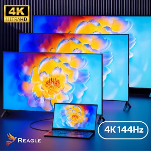 Kabel USB Reagle Thunderbolt 3 USB-C - USB-C 1 m Czarny 5