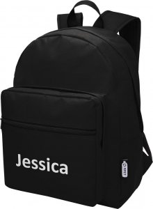 Kemer Retrend plecak z tworzywa RPET KEMER 12053290 Czarny 3