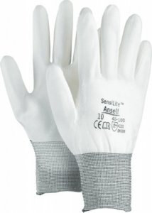 ANSELL Rękawice HyFlex 48-100, białe, rozmiar 9 (12 par) 1