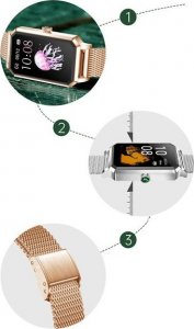 Smartwatch Active Band NX2 Złoty 8