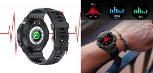 Smartwatch Bakeeley SMARTWATCH TLEN SEN KROKI CIŚNIENIE PULSOKSYMETR K22 3