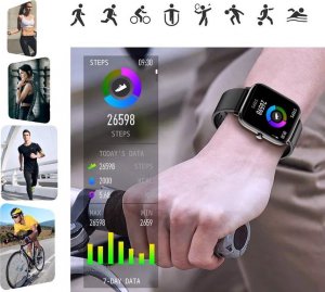 Smartwatch Rubicon RNCE79 Czarny  (RNCE79) 6