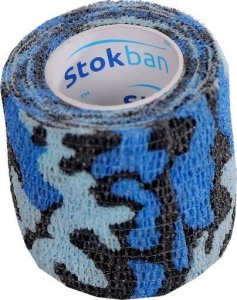 Stokban StokBan 2,5 x 450cm-moro niebieskie Bandaż elastyczny samoprzylepny 1