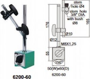 Statyw Insize STATYW MAGNET.230x140 3