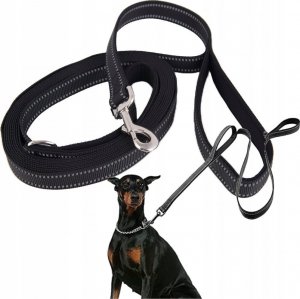 Wobell Smycz Linka Taśma Treningowa Długa dla Psa Mocna 5M odblaskowa 2