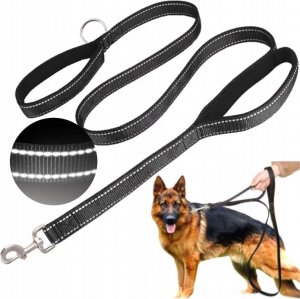 Wobell Smycz Linka Taśma Treningowa Długa dla Psa Mocna 5M odblaskowa 3