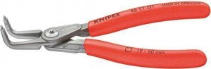 Knipex Szczypce do pierscieni osadczych wewn,wygiete, fosforanowane na szaro J01 mm KNIPEX 1