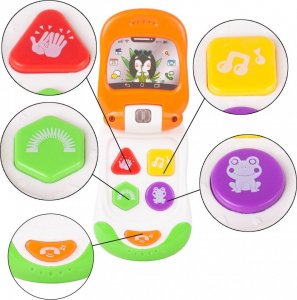 Telefon komórkowy MalPlay Telefon Interaktywny Muzyczny Komórka Dla Malucha 4