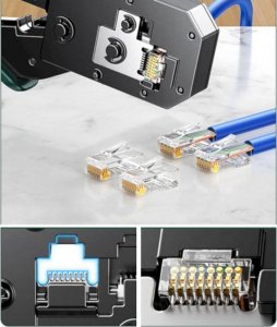 Ugreen Szczypce do zaciskania konektorów Ethernet UGREEN NW136 (czarno/zielone) 4