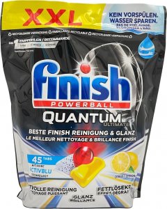 Reckitt Benckiser Tabletki do zmywarki Finish Quantum  cytrynowe 45 sztuki 1