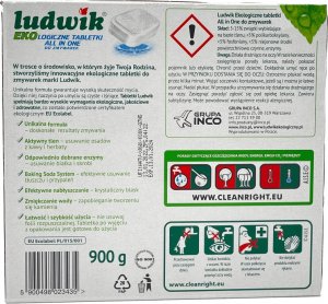 Inco Tabletki do zmywarki Ludwik All in One Ekologiczne 50szt 2