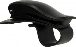 4kom.pl Uchwyt samochodowy Uniwersalny klips krokodyl do telefonu na deskę Black 3