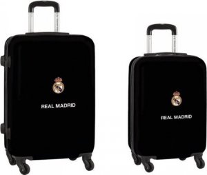 Real Madrid Walizka kabinowa Real Madrid C.F. Biały Turkusowy 20''/24'' (40 x 63 x 26 cm) (2 pcs) 1