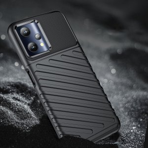 Hurtel Thunder Case elastyczne pancerne etui pokrowiec Realme 9 Pro czarny 5
