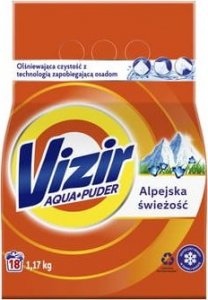 Vizir Vizir Alpine Fresh, Proszek do prania Aqua Powder, 1.17kg, 18 prań  [102|31] 1