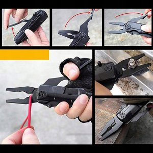 Dexxer Uniwersalne narzędzie wielofunkcyjne Multitool 21 w 1 (Czarne) uniwersalny 7