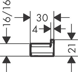 Hansgrohe Wieszak na ręcznik pojedynczy, czarny matowy 2