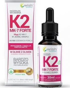 Wish Pharmaceutical WISH Pharmaceutical Vitamin K2 Mk-7 Forte - 30ml 1