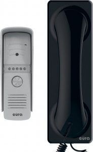 Eura Wideodomofon IP EURA VDP-50A3 PROXIMA CZARNY unifon z WiFi obsługa 1 wejścia aplikacja Eura Connect 2