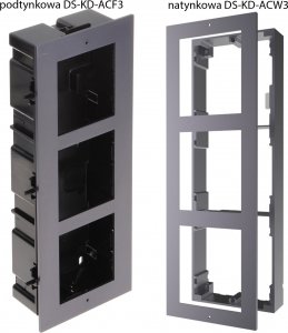 Hikvision Wideodomofon trzymodułowy po skrętce PoE DS-KD8003-IME1 do konfiguracji HIKVISION 8