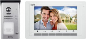 Eura Wideodomofon EURA VDP-61A5/N WHITE 2EASY - jednorodzinny, LCD 7'', biały, RFID, natynkowy 1