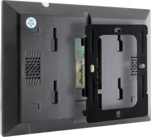Eura Wideodomofon EURA VDP-80C5 - dwurodzinny, czarny, 2x LCD 7'', FHD, obsługa 2 wejść, kamera 1080p., czytnik RFID, natynk 2