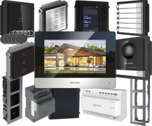 Hikvision Wideodomofon trzymodułowy 2 żyłowy IP DS-KD8003-IME2 do konfiguracji HIKVISION 3