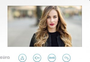 Eura Wideodomofon EURA VDP-90A3 DELTA+ biały 7'', full hd, WiFi ,2 wejścia, szyfrator, czytnik zbliżeniowy, ahd, tuya 2