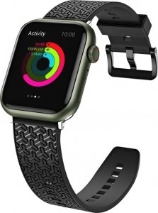 Hurtel Watch Strap Y pasek do Watch 7 / 6 / 5 / 4 / 3 / 2 / SE (41 / 40 / 38mm) opaska bransoleta do zegarka czarny 5