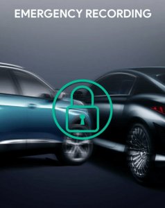 Wideorejestrator Aukey Wideo rejestrator kamera samochodowa Aukey DRA1 8