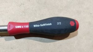 Wiha Wiha Wkrętak SoftFinish klucz nasadowy sześciokątny z trzonem elastycznym 6 mm x 150 mm 372060 01437 1