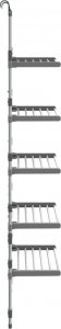 Wisząca suszarka na pranie, 5-poziomowa, aluminium - 344384 4