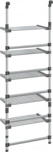 Wisząca suszarka na pranie, 5-poziomowa, aluminium - 344384 5