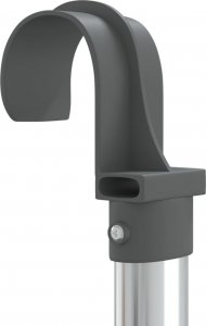 Wisząca suszarka na pranie, 5-poziomowa, aluminium - 344384 7