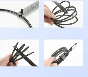 Organizer Xam Xam opaska zaciskowa rzep organizer kabli 20szt. 4