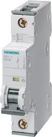 Siemens Wyłącznik nadmiarowoprądowy B20A 1P 230/400V 10kA (wg iec 60898) / 20kA (wg iec 60947) 5SY4120-6 1