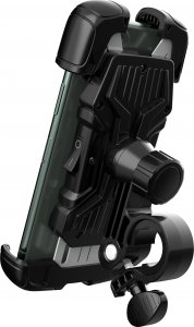 Wozinsky Wozinsky mocny uchwyt na telefon na kierownicę roweru, motocykla, hulajnogi czarny (WBHBK6) 2