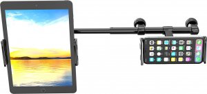 Wozinsky Wozinsky podwójny uchwyt na telefon do samochodu na zagłówek czarny (WTHBK1) 4