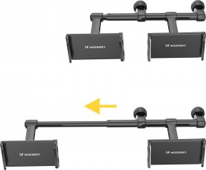 Wozinsky Wozinsky podwójny uchwyt na telefon do samochodu na zagłówek czarny (WTHBK1) 8