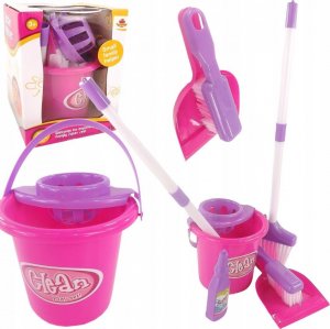 LUXMA ZESTAW DO SPRZĄTANIA DLA DZIECI WIADERKO MOP 667E 10