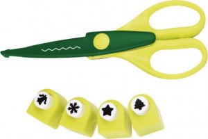 Titanum Zestaw nożyczki i 4 dziurkacze dekoracyjne Boże Narodzenie 3