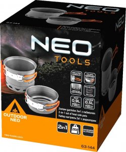 Neo Zestaw garnków 2 w 1 z radiatorem 12