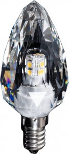 Eko-Light Żarówka LED 4W E14 C37 4000K Kryształ 3