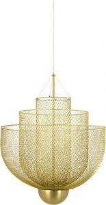 Lampa wisząca King Home Złota lampa wisząca Illusion LED 18W 3000K metalowa nad stół 1