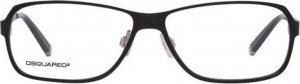 Dsquared2 Ramki do okularów Męskie Dsquared2 DQ5057-002-56 Czarny ( 56 mm) 3