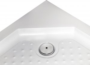 Brodzik Toule Brodzik biały wysoki LOFT 80x80 13 cm 2