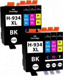 Tusz WhiteBox 8x Tusz Do HP 934XL 935XL 55/18ml CMYK 1