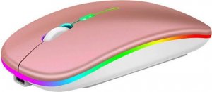 Aptel BEZPRZEWODOWA MYSZ OPTYCZNA myszka z podświetleniem LED RGB AK211C 2