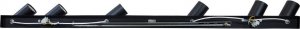 Lampa sufitowa Masterled Bardo lampa sufitowa (spot) 6-punktowa czarna/chrom 6