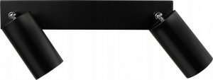 Lampa sufitowa Masterled Bardo lampa sufitowa (spot) 2-punktowa czarna/chrom 4